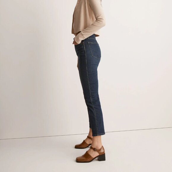 Madewell Mid-Rise Stovepipe Jeans – Size 27, Dark Wash - Picture 3 of 13